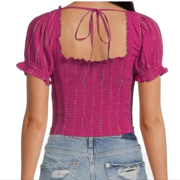 NWT Free People Seratonin Corset Pink Top sz XS - Picture 2 of 6
